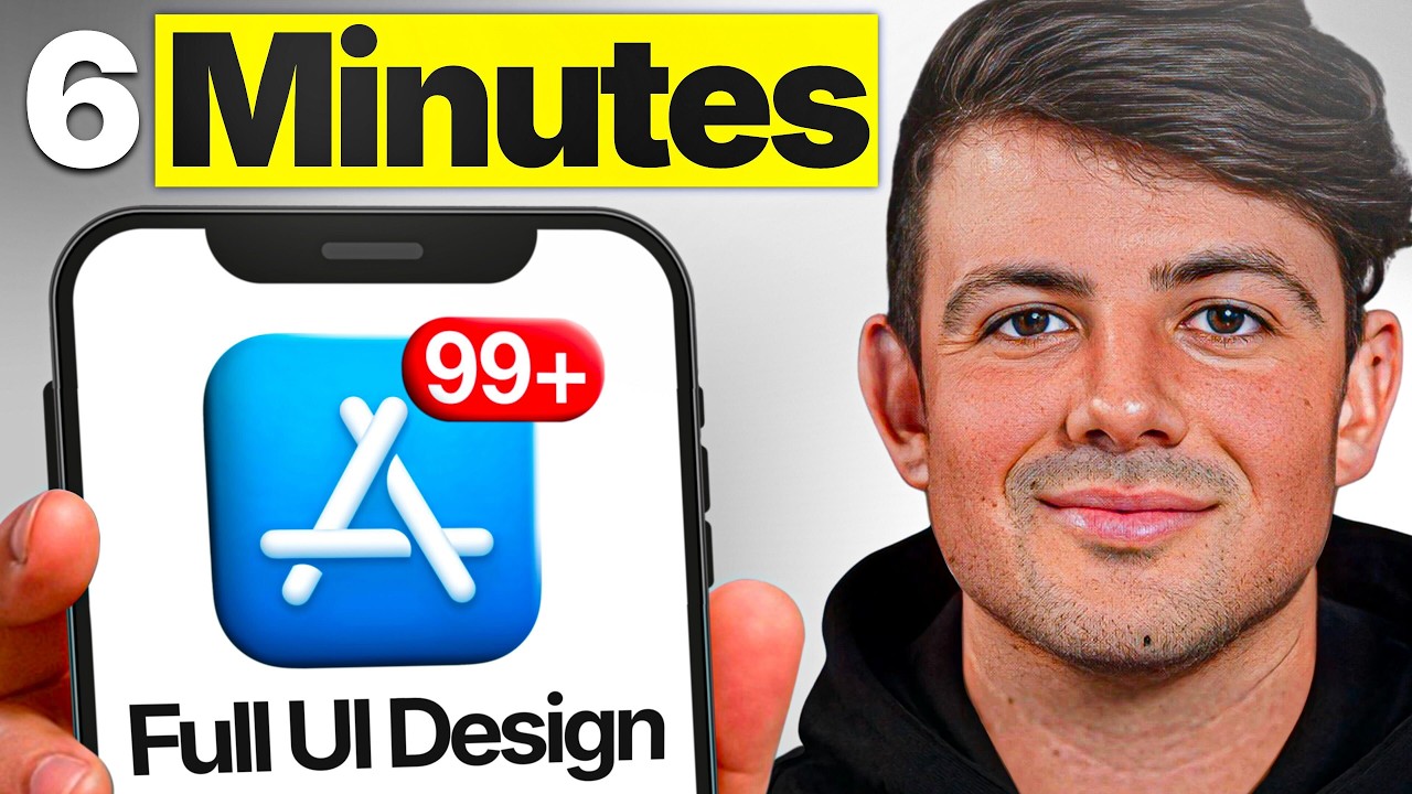 How to Design Your App UI in 6 Minutes (With AI) thumbnail