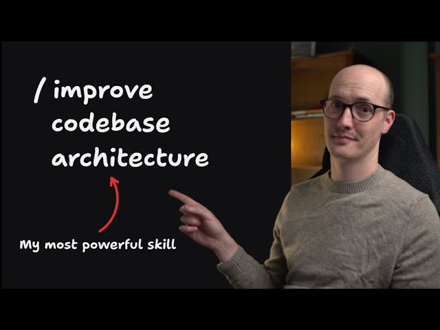 How To De-Slop A Codebase Ruined By AI (with one skill) thumbnail