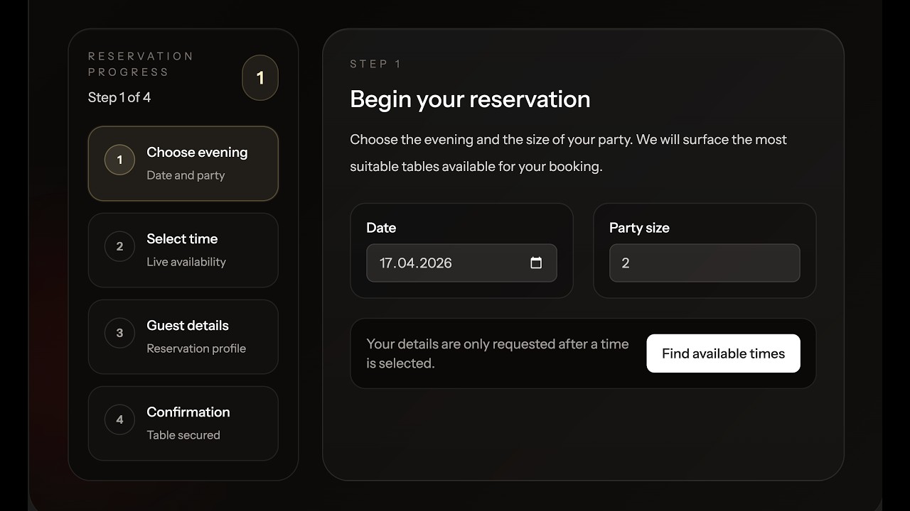 Create a Restaurant Booking App (Laravel, Livewire, Tailwind) + GitHub Repo thumbnail