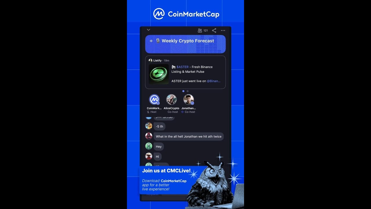 Weekly Crypto Forecast: Bitcoin ATH, Aster & more! thumbnail