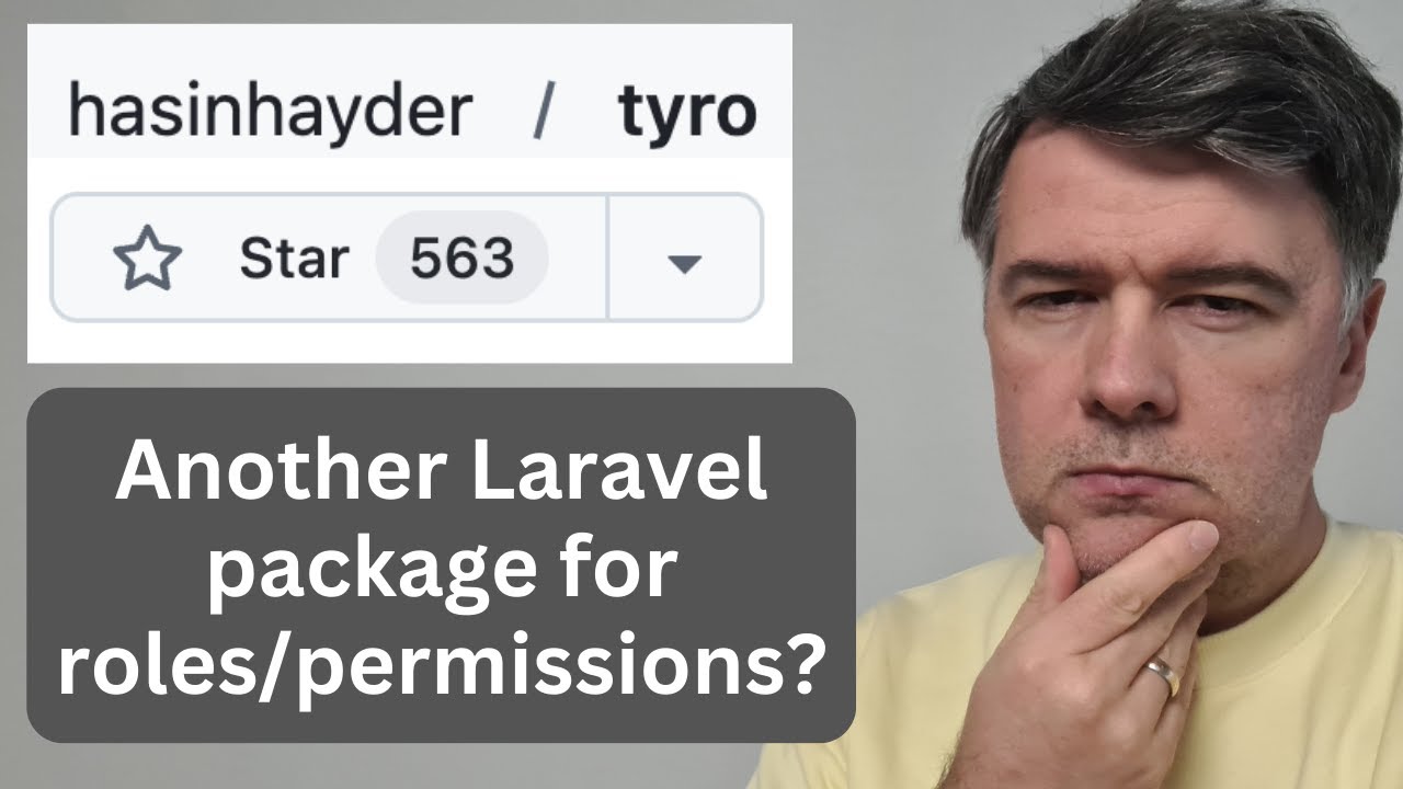 Laravel Package Tyro: API Roles/Privileges Example thumbnail