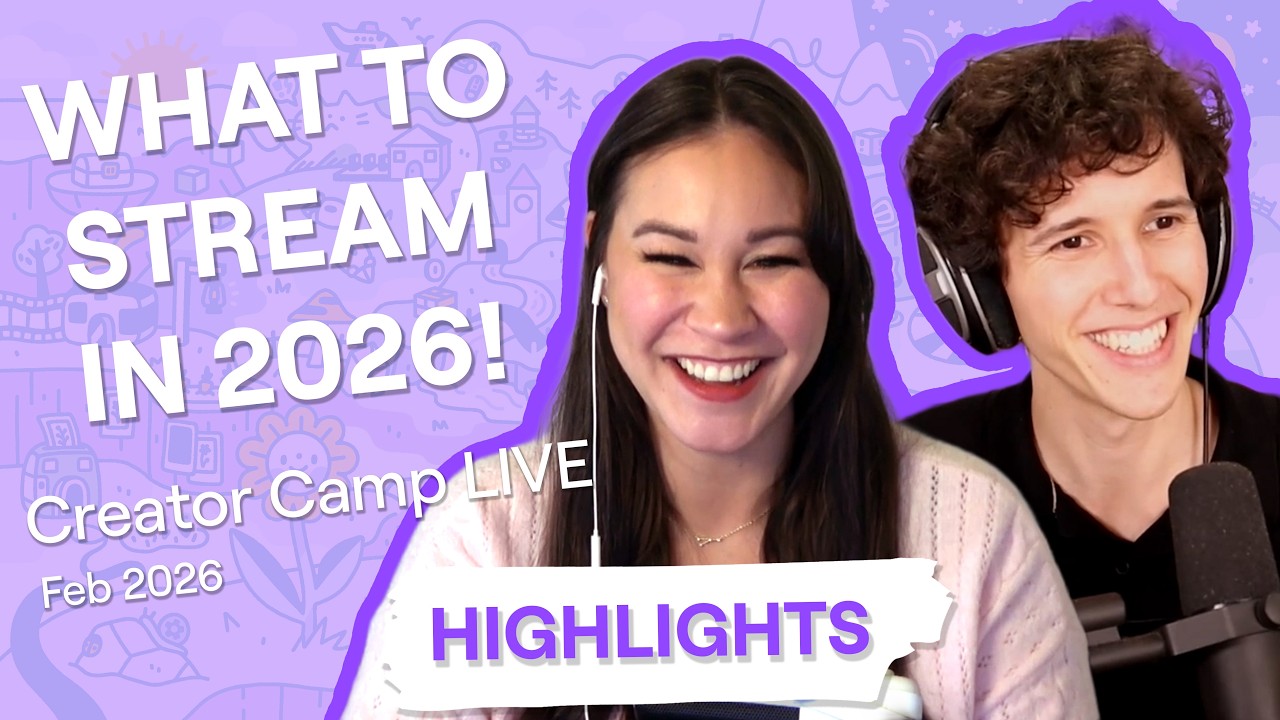 WHAT TO STREAM on Twitch in 2026! | HIGHLIGHTS from Creator Camp LIVE (Feb 2026) thumbnail