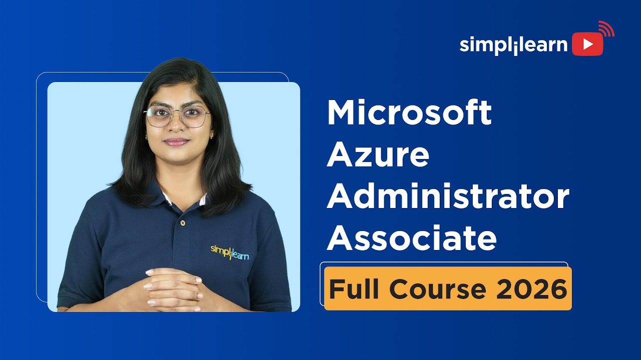 Microsoft Azure Database Administrator Full Course 2026 [FREE] | Azure AZ-104 Course | Simplilearn thumbnail