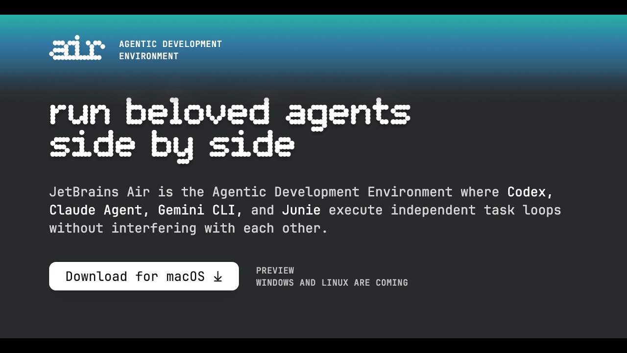 🔴 JetBrains Air: Agentic Development thumbnail