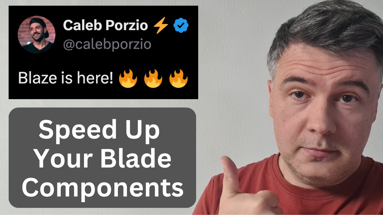 I Tried New Livewire Blaze for Blade Components (1.5x Faster?) thumbnail