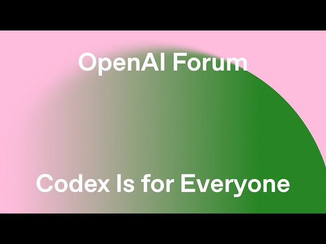 Codex for Everyday Work: AI Agents Beyond Coding thumbnail