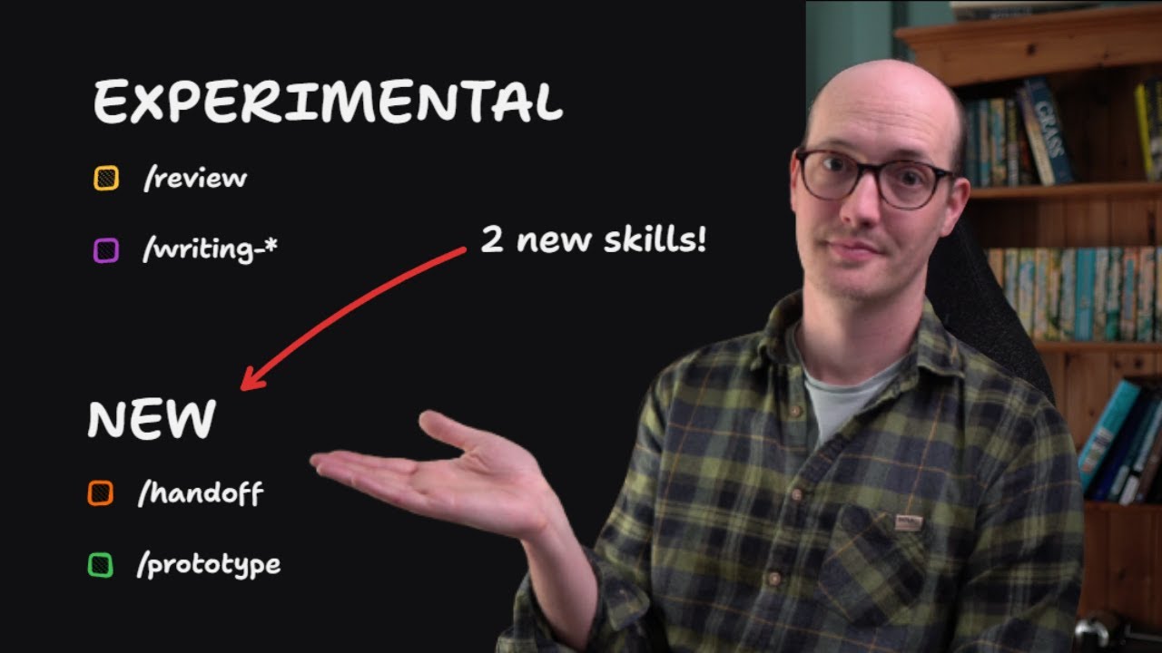 New Skills! /handoff, /prototype, /review and /writing-* | Skills Changelog thumbnail