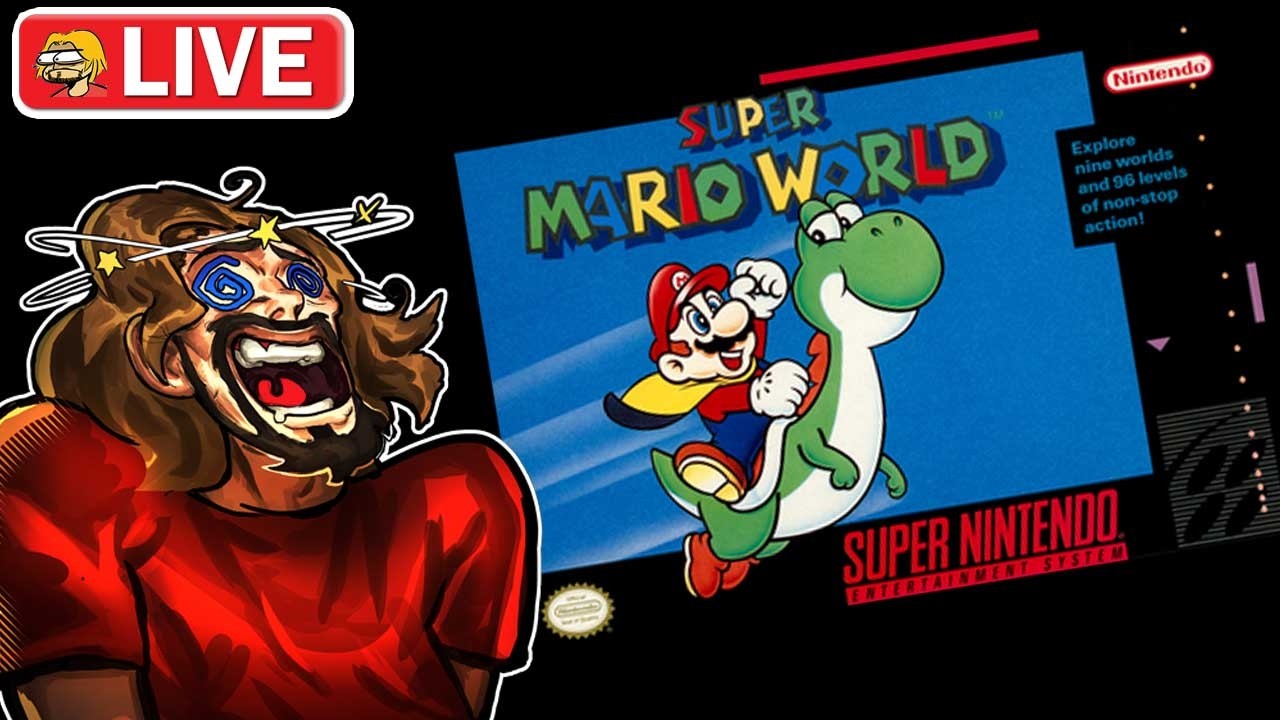MAX NEVER PLAYED SUPER MARIO WORLD?! 🔴Full Stream🔴 (3-31) thumbnail
