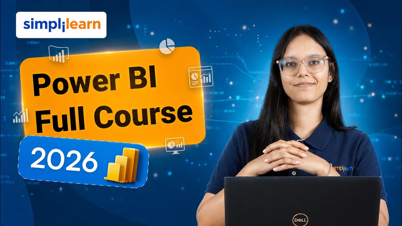 Power BI Full Course 2026 | Power BI Tutorial | Learn Data Analytics With Power BI | Simplilearn thumbnail