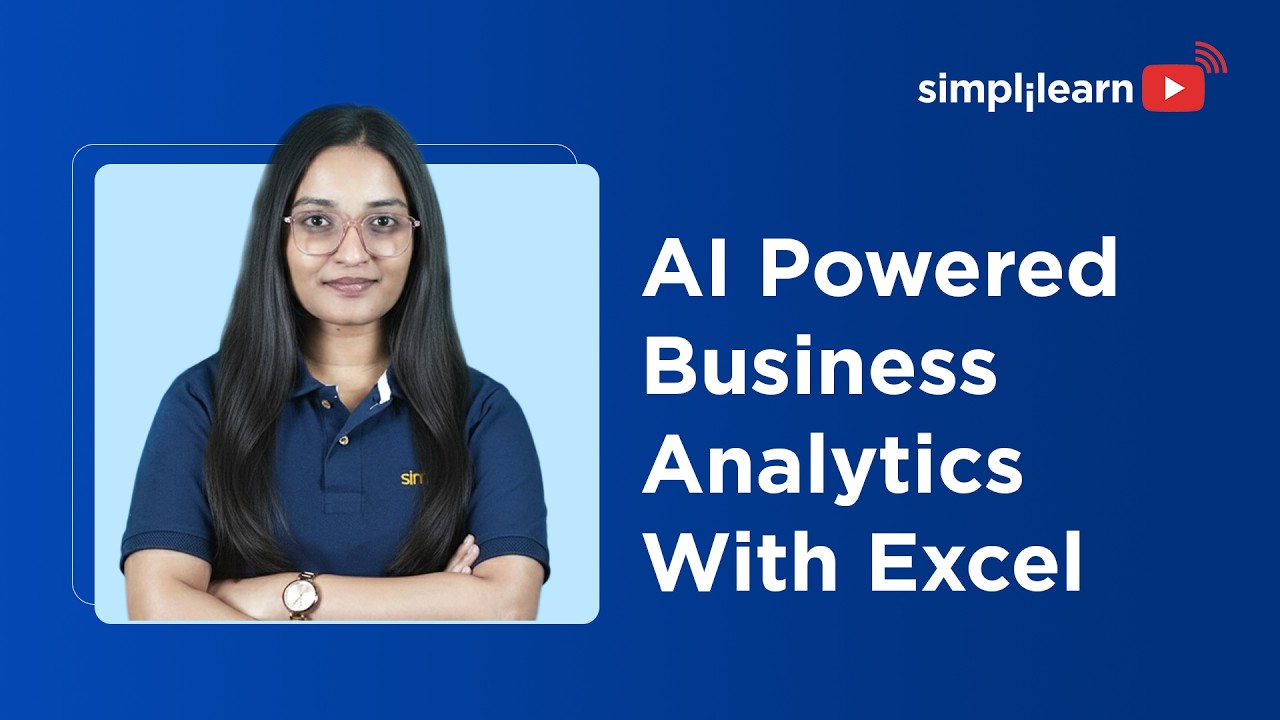 AI Powered Business Analytics With Excel Full Course | Excel For Business Analytics | Simplilearn thumbnail