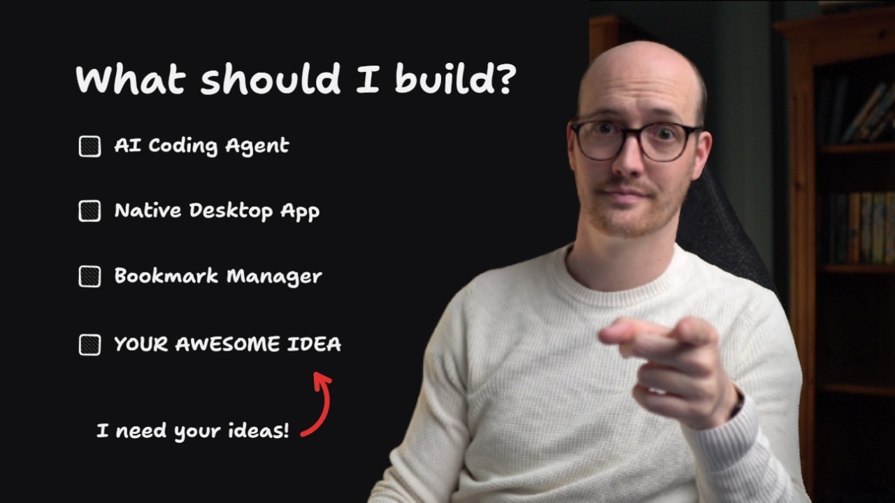 LIVE: Watch me build a brand-new project from scratch thumbnail
