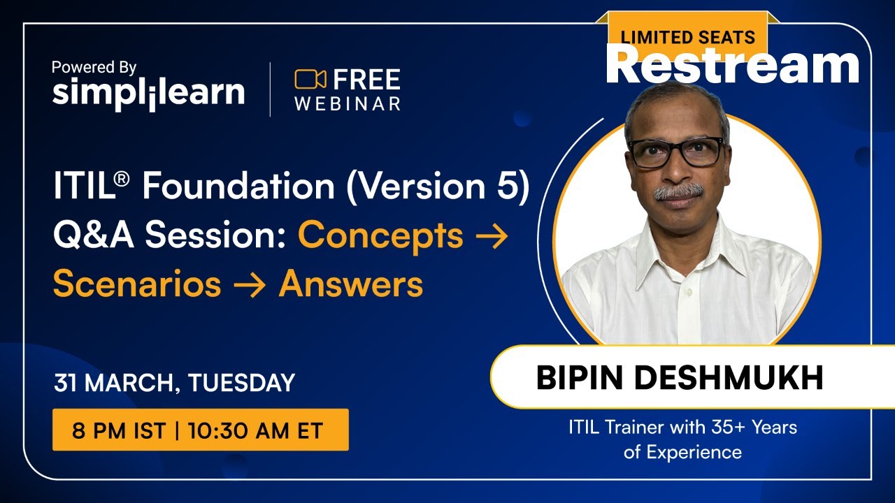 ITIL® Foundation Version 5 Career Path | ITIL Career Advice And Certification Guide | Simplilearn thumbnail