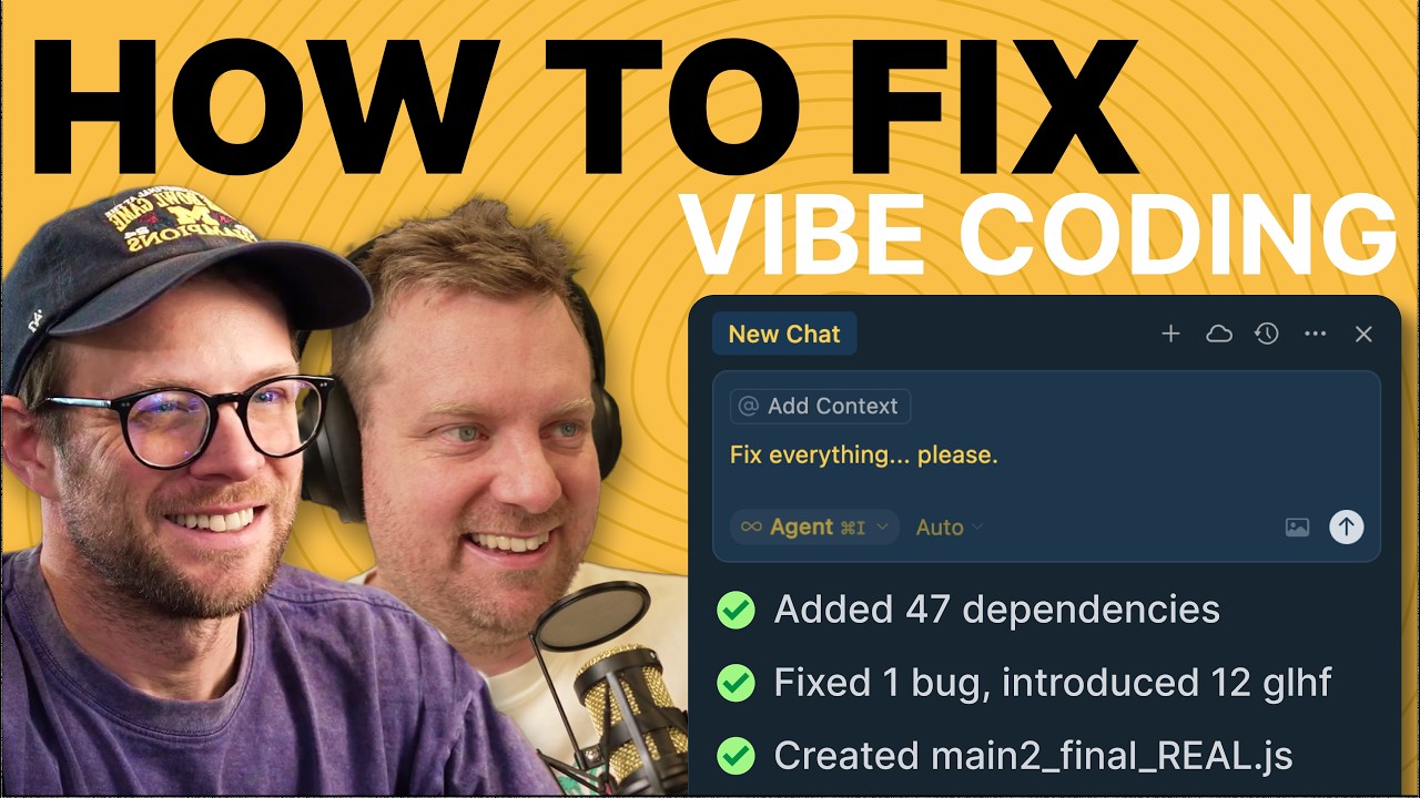 How to Fix Vibe Coding thumbnail