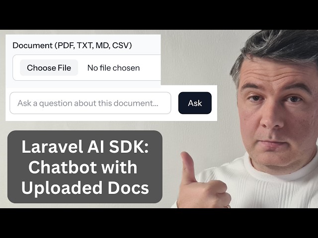 Laravel AI SDK: Q&A with Internal Docs (Stores / File Search / Embeddings) thumbnail