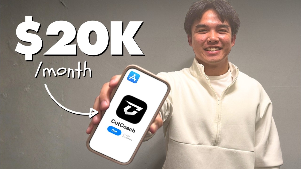 I Left College to Build This Niche App (Now I Make $20K/Month) thumbnail