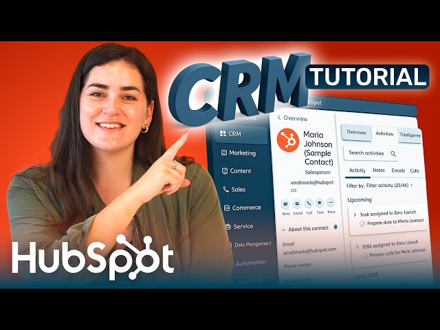 How To Use HubSpot CRM (2025 Tutorial for Beginners) thumbnail