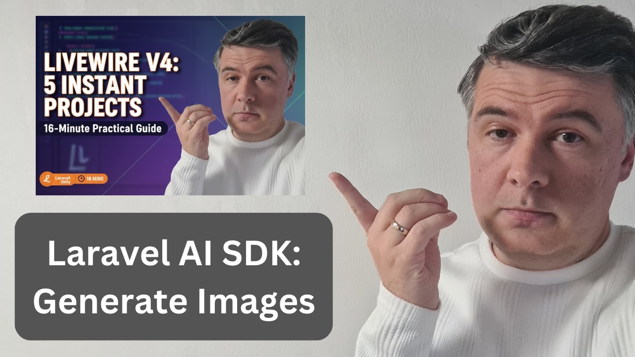 Laravel AI SDK: Image Generation from Text with Gemini Pro/Flash LLMs thumbnail