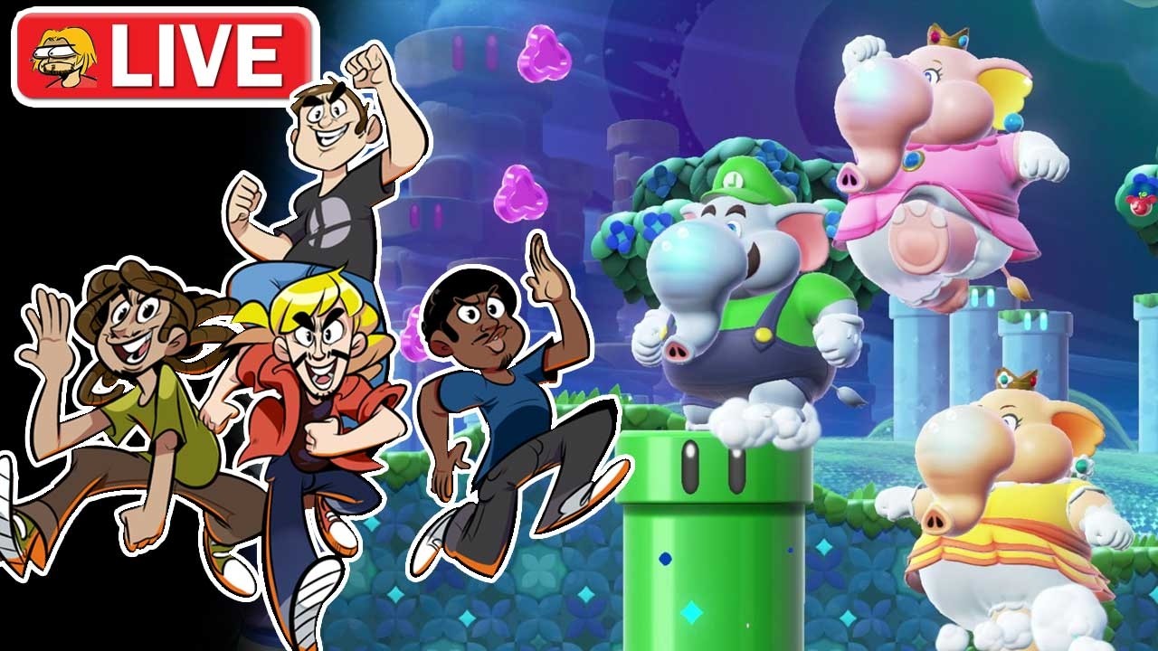 4 Player Mario & SNES top graphics 🔴Full Stream🔴 (4-11) thumbnail