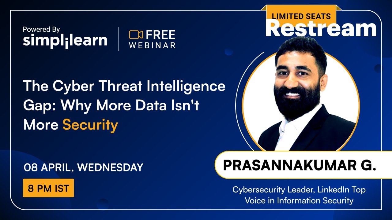 Cybersecurity Roadmap 2026 | Skills, Salary, Threat Intelligence Gap And Career Growth | Simplilearn thumbnail