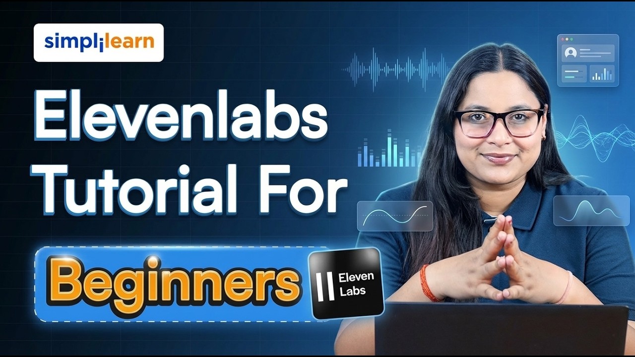Elevenlabs Tutorial For Beginners 2026 | How To Use Elevenlabs? | AI Voice Generation | Simplilearn thumbnail