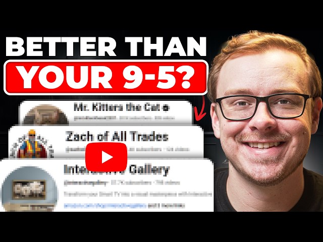 7 Low-Effort YouTube Channels That Make More Than Your Job thumbnail
