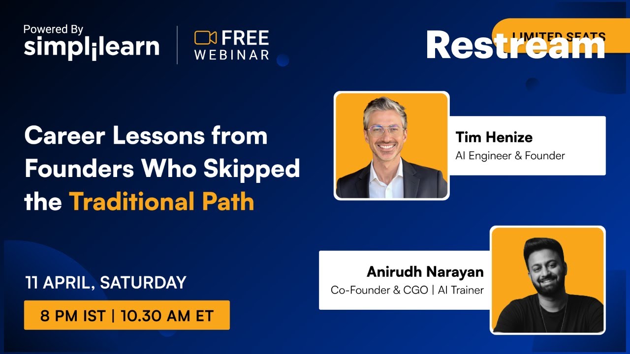 Career Lessons From Non-Traditional Founders | Job Strategy And Career Without Degrees | Simplilearn thumbnail
