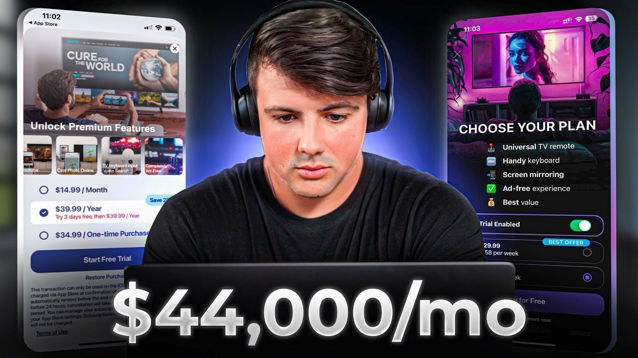 How I Build Paywalls That PRINT ($44k/Month App) thumbnail