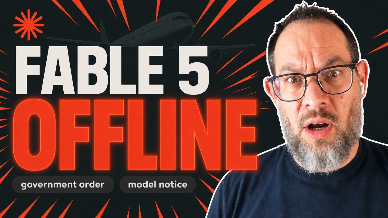 BREAKING: Claude Fable 5 Pulled. Why Frontier AI Is Now a Policy Surface thumbnail