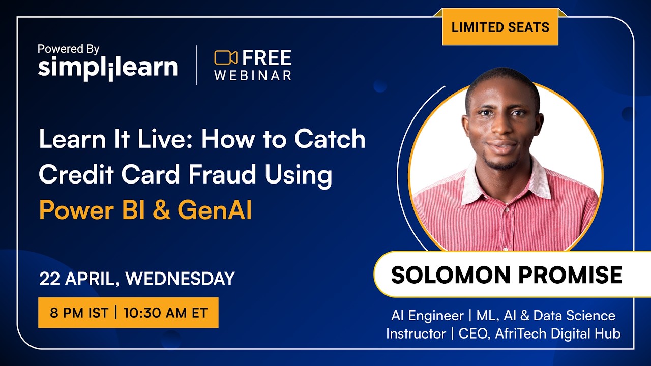 Detect Fraud with Power BI And Gen AI | Fraud Detection Using Power BI And Gen AI | Simplilearn thumbnail