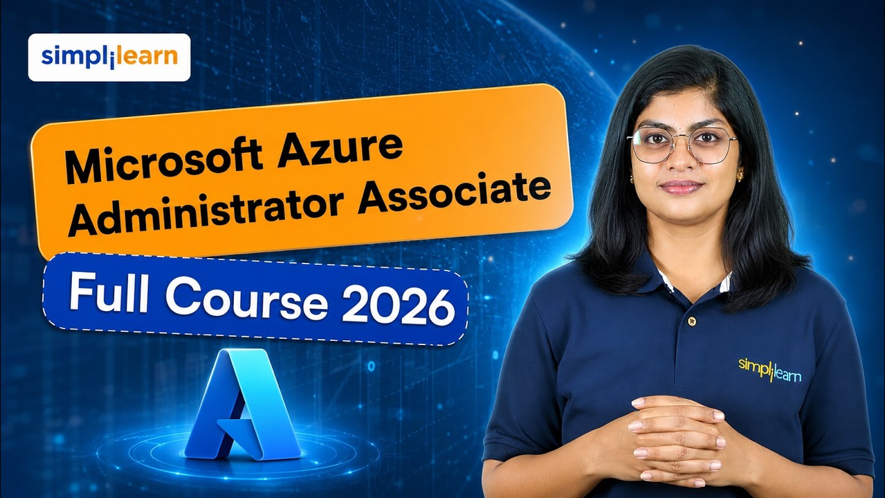 Microsoft Azure Database Administrator Full Course | Microsoft Azure AZ-104 Course | Simplilearn thumbnail