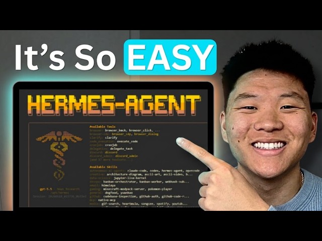 Hermes Agent: Zero to Personal AI Assistant (1 Hour Course) thumbnail