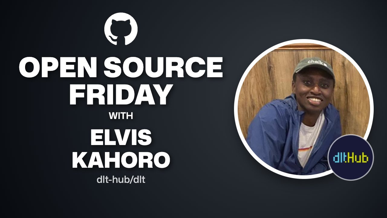 Open Source Friday: Building Data Pipelines with dlt and Elvis Kahoro thumbnail