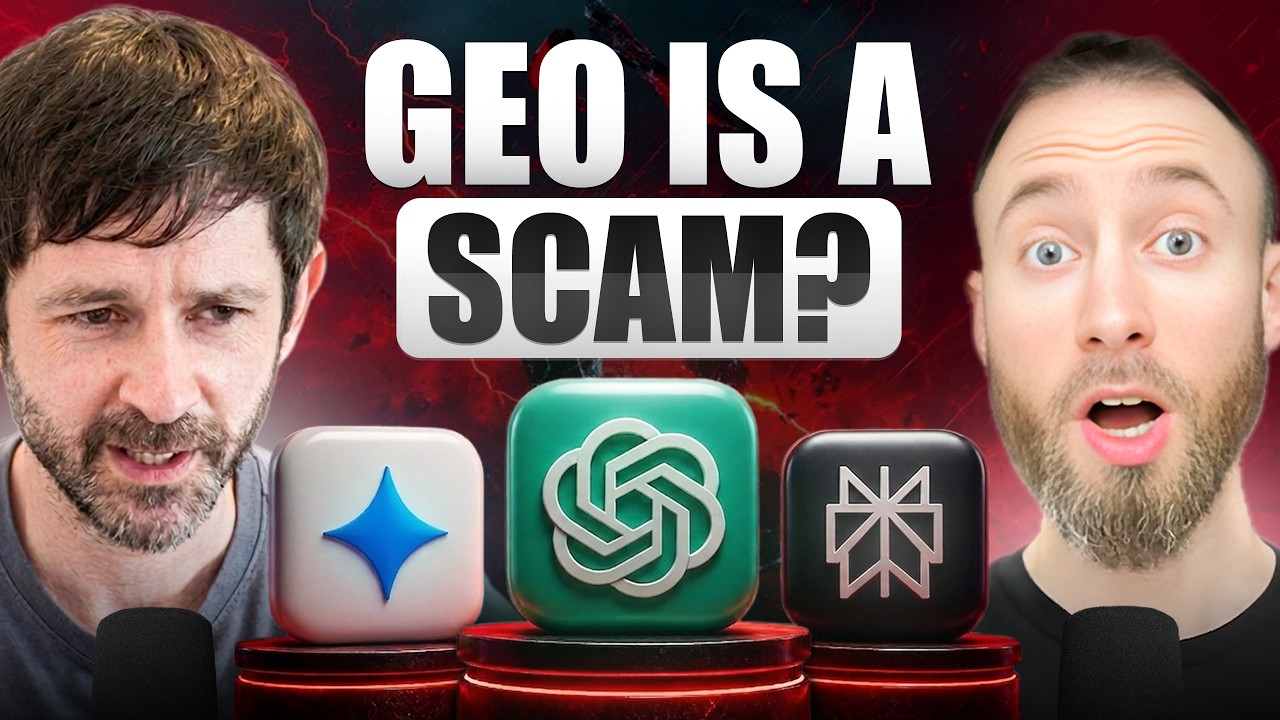 The GEO Grift: What Actually Works in AI Search (SEO Myths Exposed) thumbnail