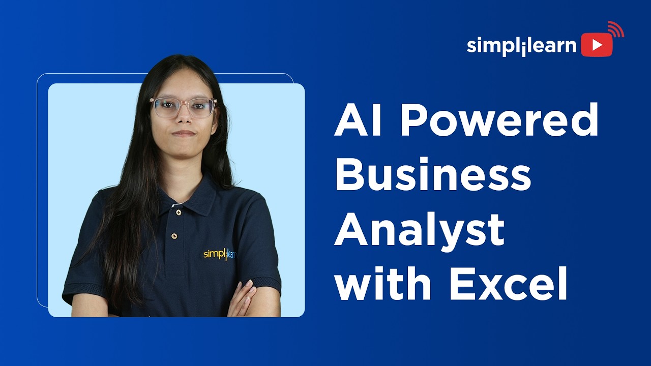 AI Powered Business Analytics With Excel Full Course | Excel For Business Analytics | Simplilearn thumbnail