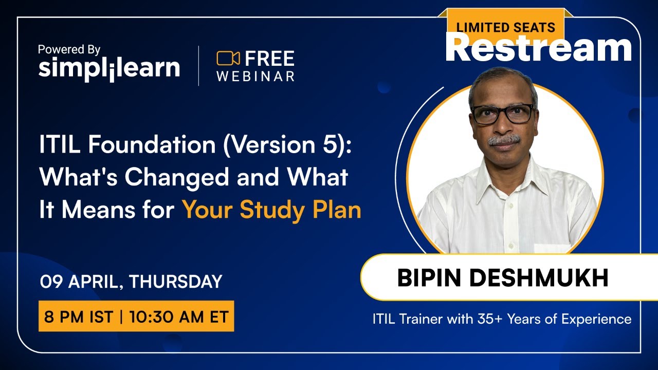 ITIL 5 Roadmap | ITIL 5 Explained | Career Path, Certification, And Latest Updates | Simplilearn thumbnail