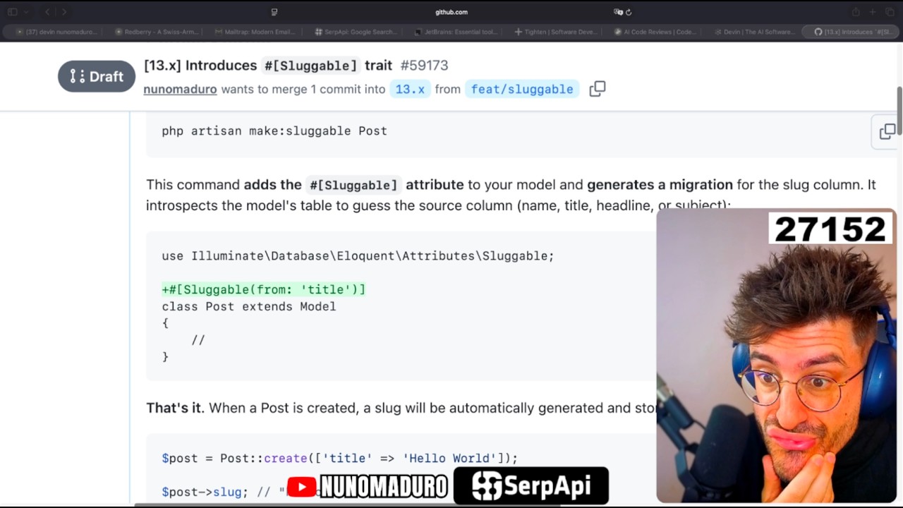 🔴 Open Source Dev Stream: New PR, Pint Features & More thumbnail