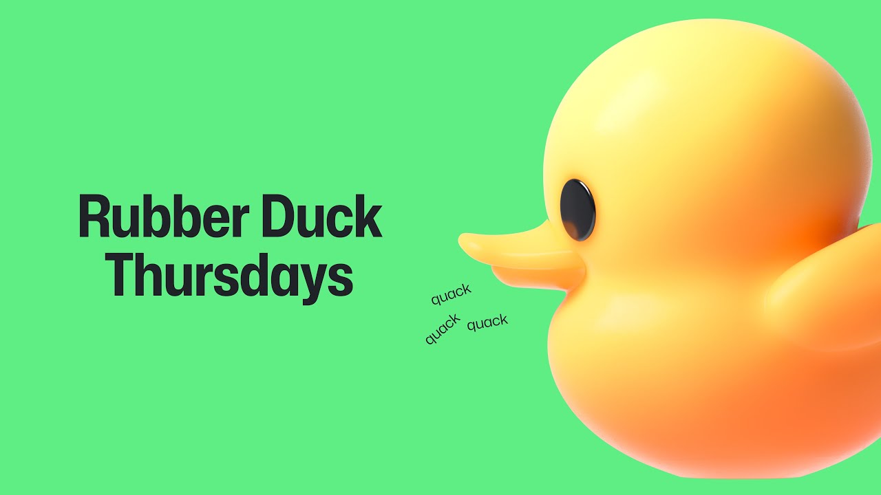 Rubber Duck Thursdays! thumbnail