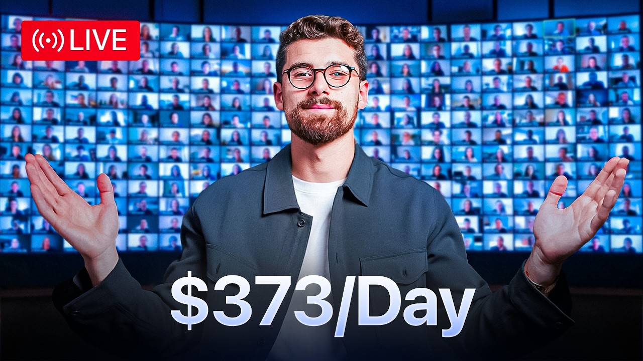 Let's Start a $373/Day Business Together (LIVE) thumbnail