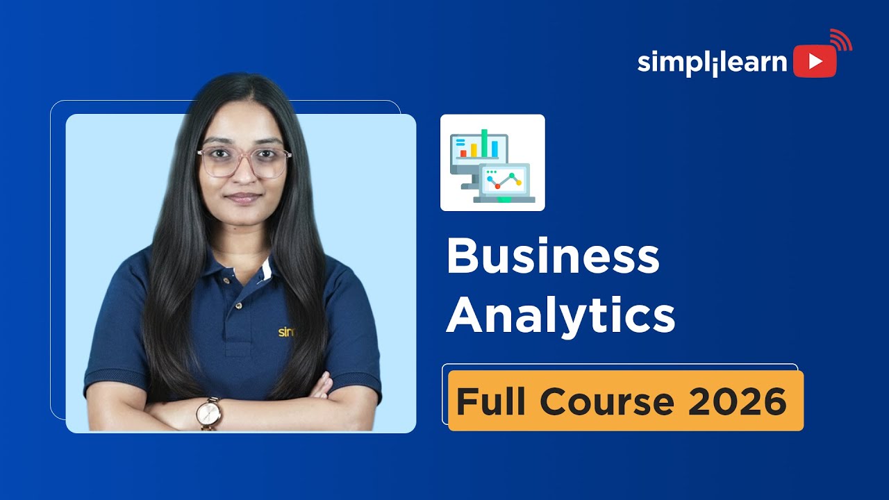 Business Analysis Full Course 2026 [FREE] | Business Analytics Tutorial For Beginners | Simplilearn thumbnail