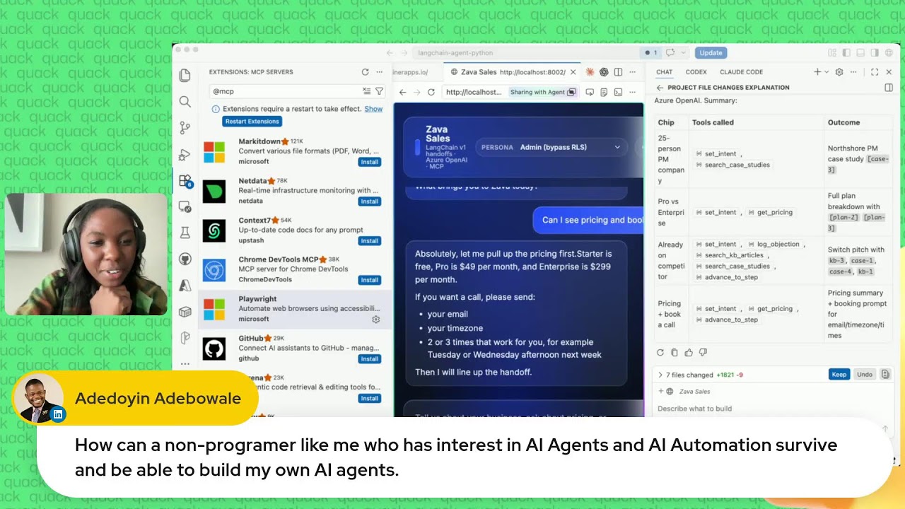 Rubber Duck Thursdays: Building an AI agent app thumbnail