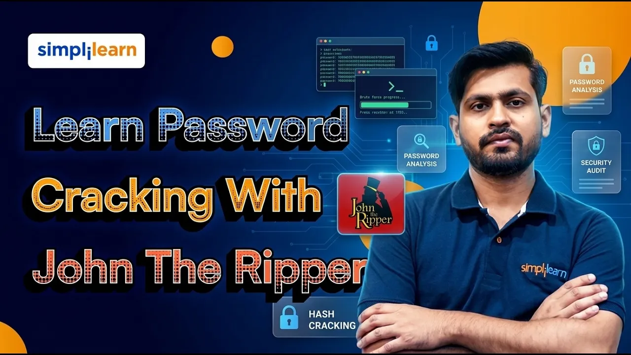 John The Ripper Tutorial For Beginners | How To Crack A Password With John The Ripper | Simplilearn thumbnail