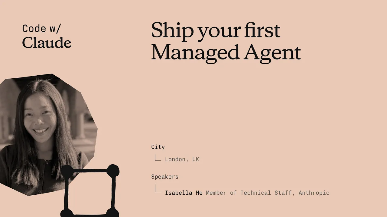 Ship your first Managed Agent thumbnail