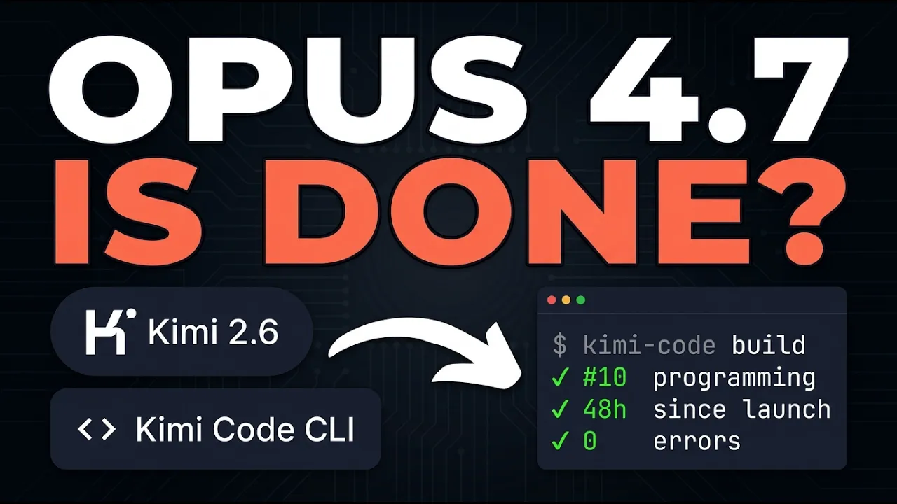 Kimi Code + Kimi 2.6 Just Changed EVERYTHING thumbnail