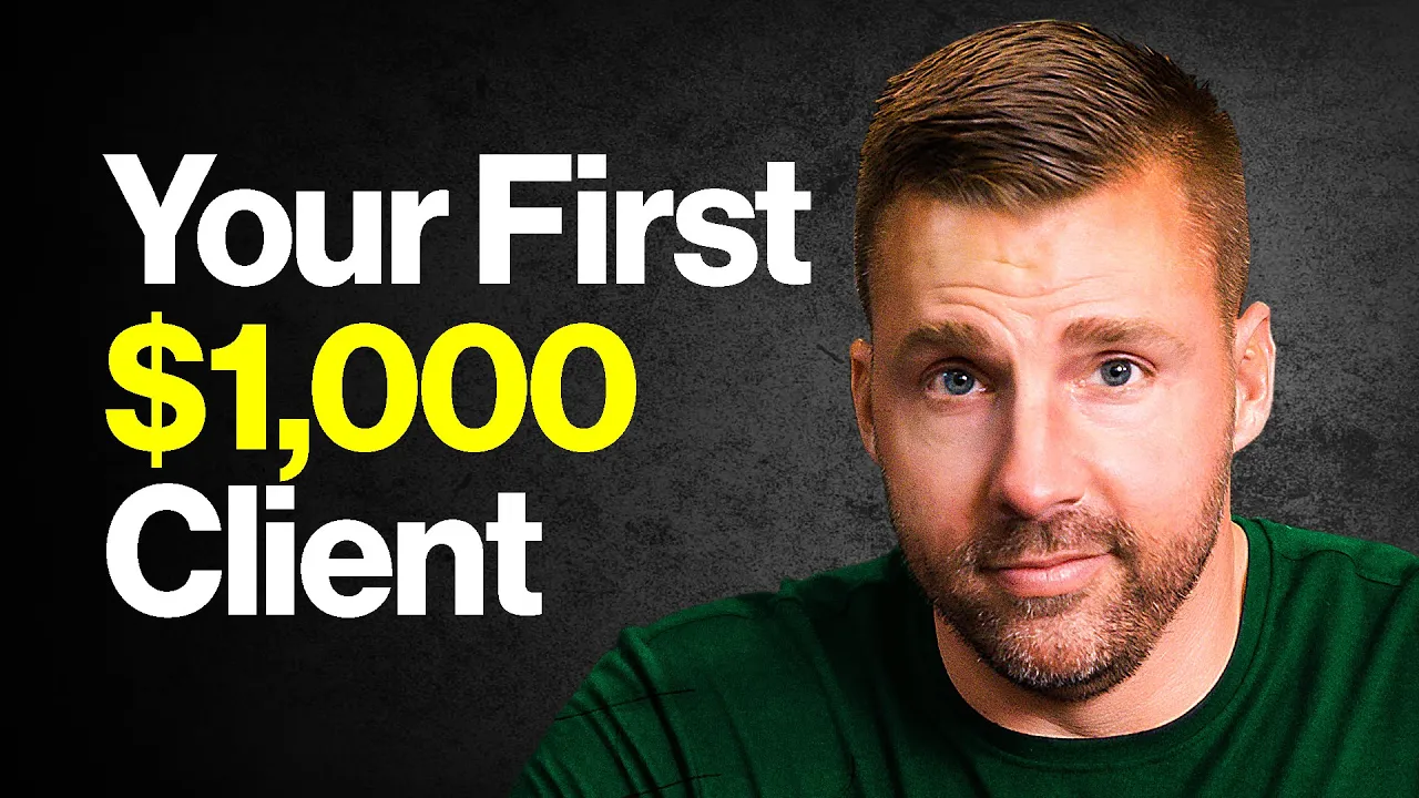 How to Get Your First Agency Client (And How I’d Turn It Into $10K/Month) thumbnail