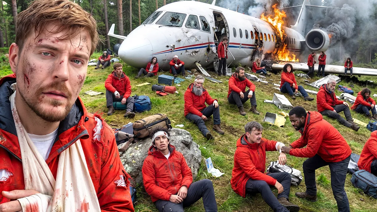 100 People Simulate Being Stranded In The Wilderness thumbnail