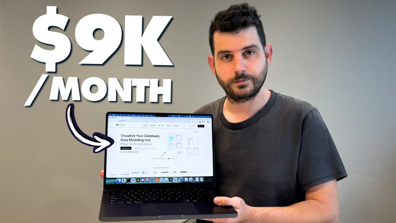 I Built a Niche App to $9K MRR thumbnail