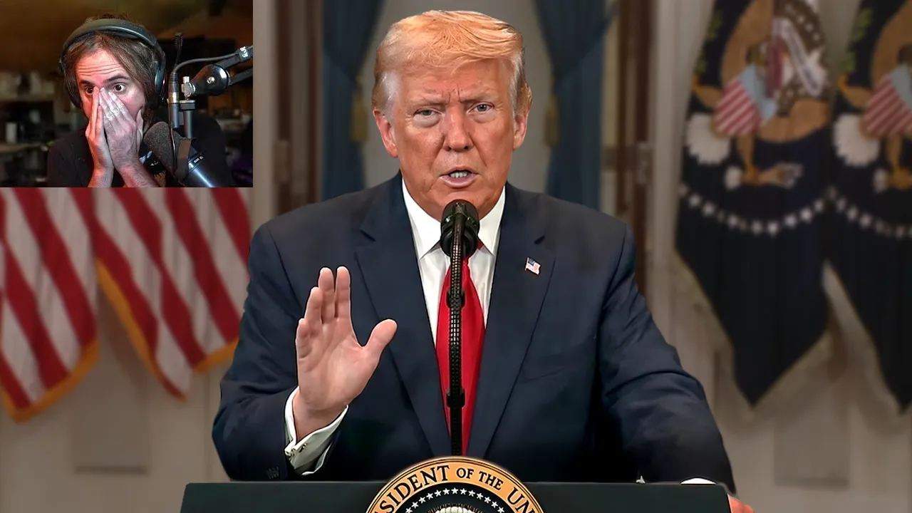 Trump just addressed the nation.. thumbnail