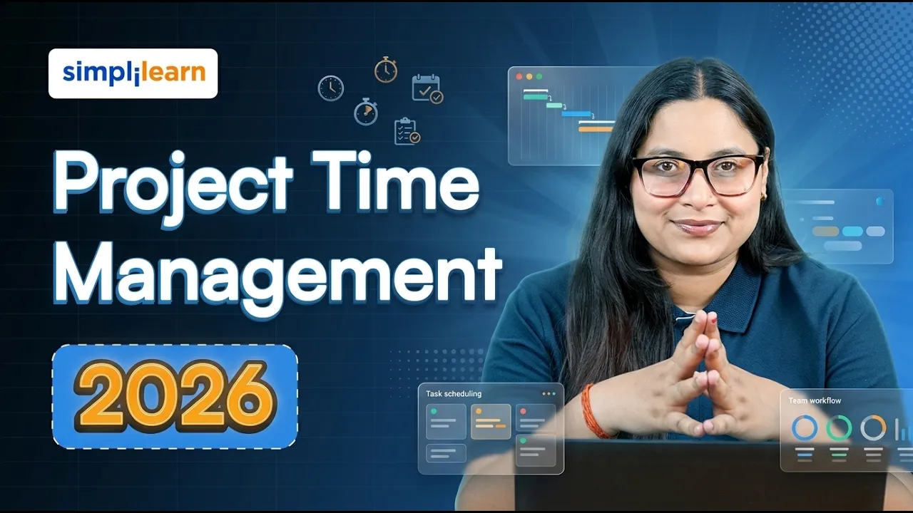 Project Time Management Tutorial | Project Schedule Management | Time Management PMP | Simplilearn thumbnail