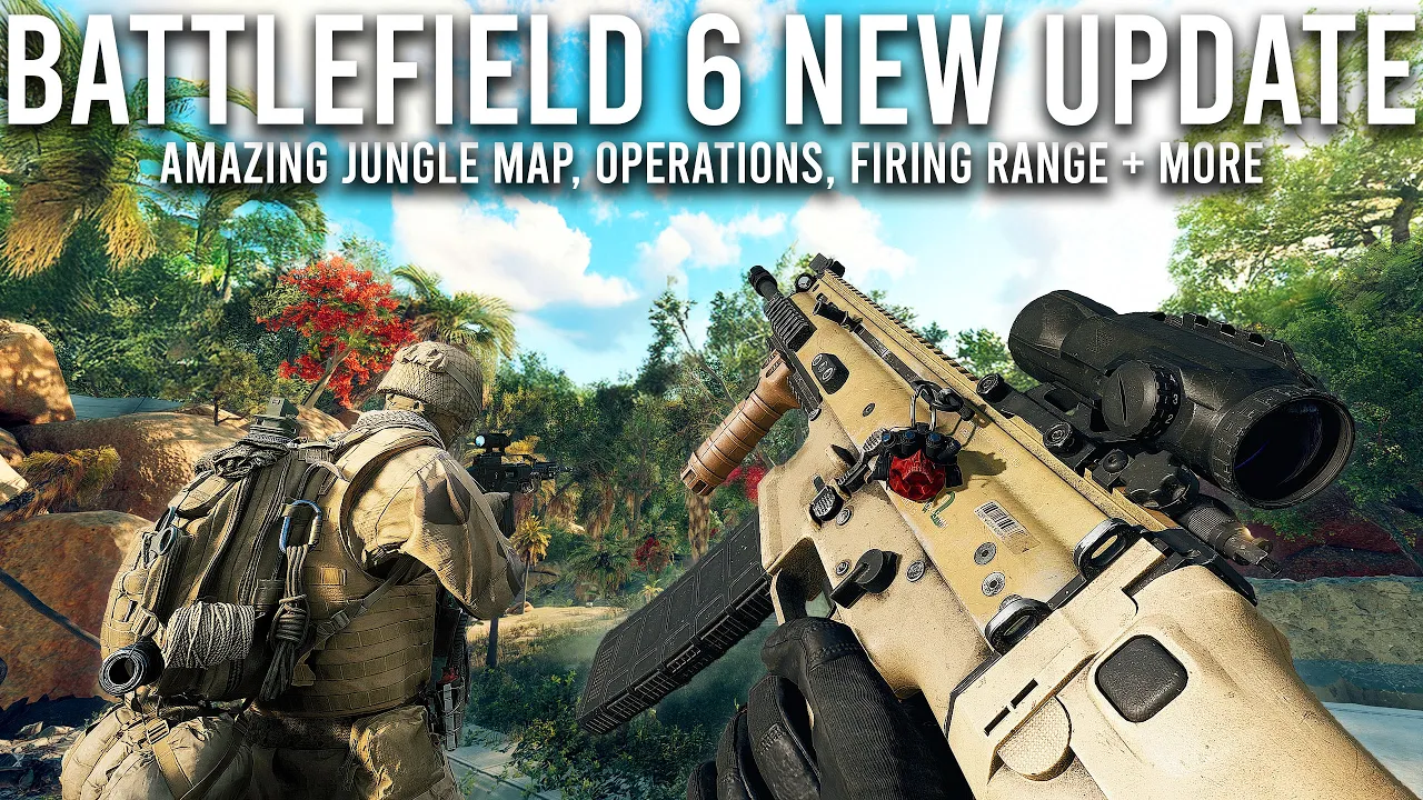 Battlefield 6 NEW Update and Playing on a SICK Jungle Map... thumbnail