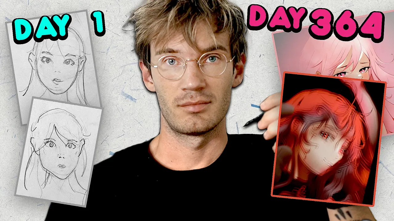 I Drew Every Day for 365 Days..... *it was painful* thumbnail